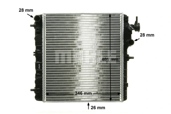 Radiator, engine cooling