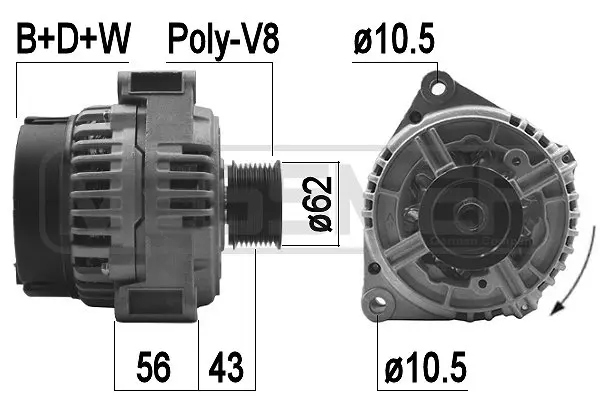 Alternator (WG2011410)