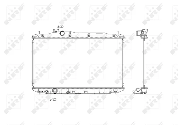 Radiator, engine cooling