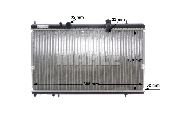 Radiator, engine cooling