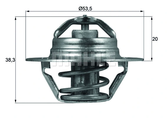 Thermostat, coolant (WG1218007)