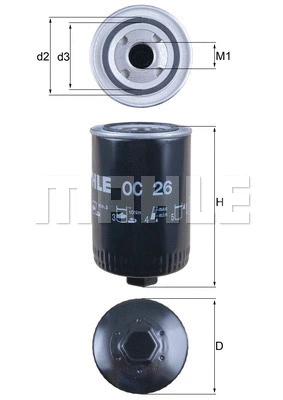Oil Filter (WG1217086)