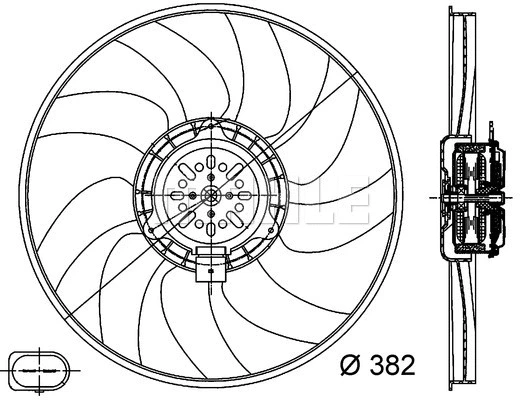 Fan, engine cooling