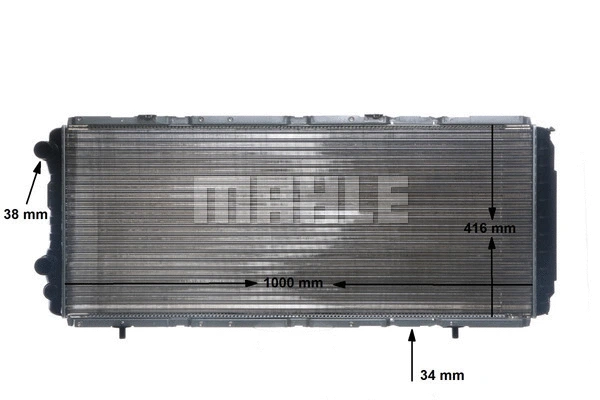 Radiator, engine cooling