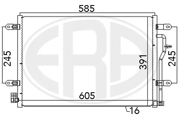 Condenser, air conditioning (WG2016699)