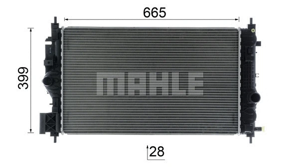 Radiator, engine cooling