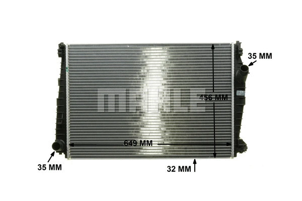 Radiator, engine cooling