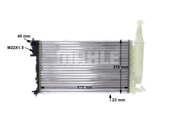 Radiator, engine cooling