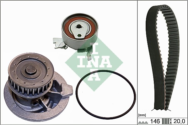 Water Pump & Timing Belt Kit (WG1710013)