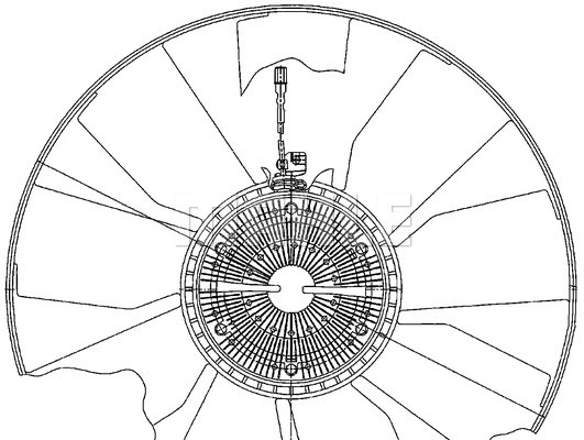 Fan, engine cooling (WG2180834)