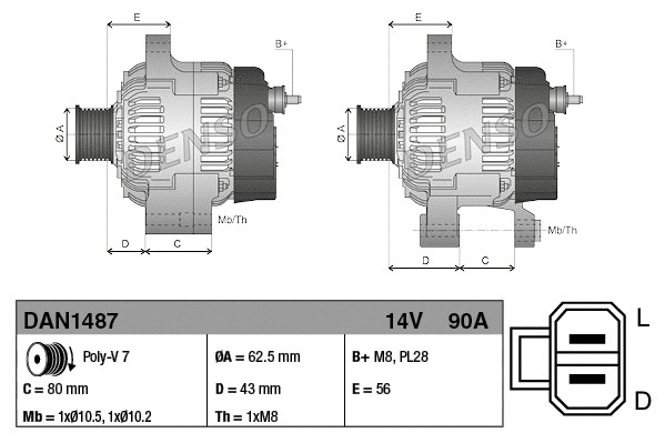 Alternator (WG2072040)