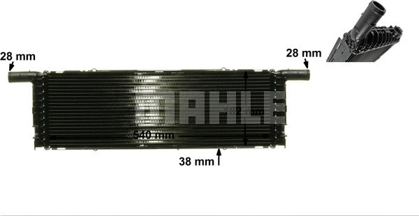 Radiator, engine cooling (WG2184105)