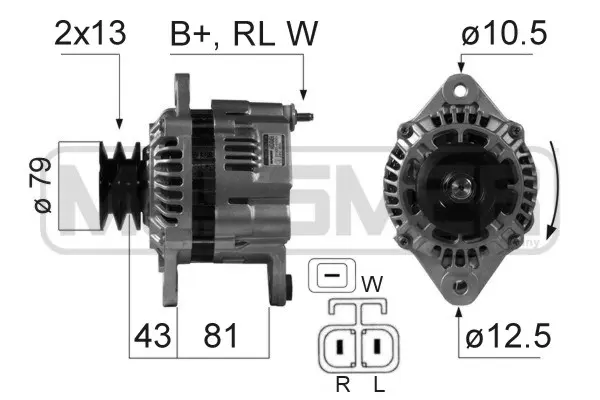 Alternator (WG2012079)