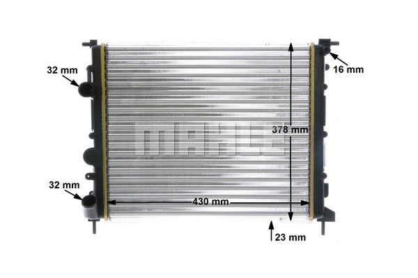 Radiator, engine cooling