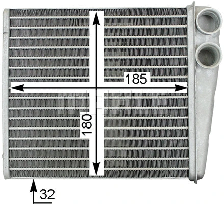 Heat Exchanger, interior heating (WG2180087)