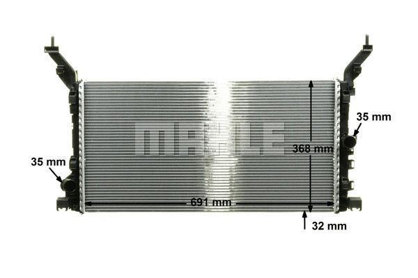 Radiator, engine cooling