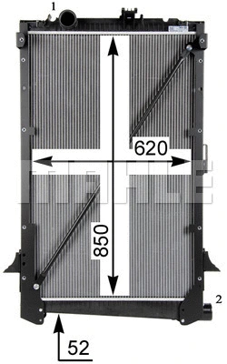 Radiator, engine cooling