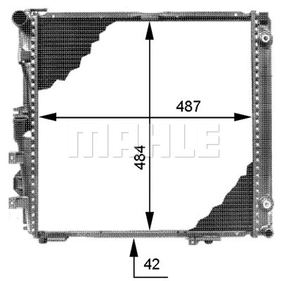 Radiator, engine cooling
