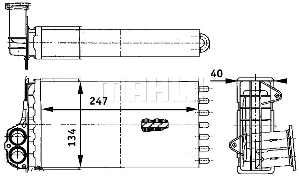 Heat Exchanger, interior heating