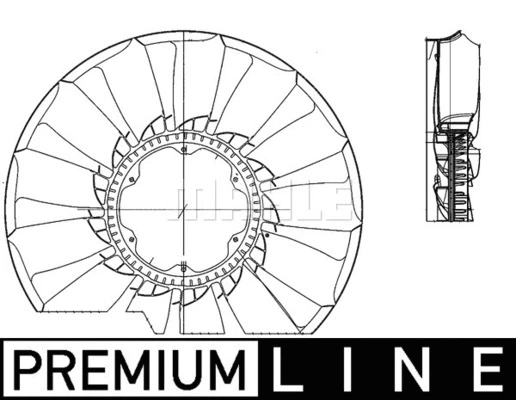 Fan Wheel, engine cooling