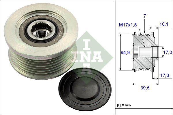 Alternator Freewheel Clutch (WG1253751)
