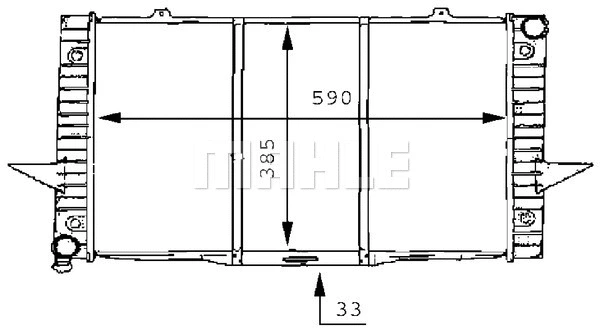 Radiator, engine cooling