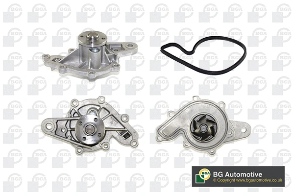 Water Pump, engine cooling (WG1489117)
