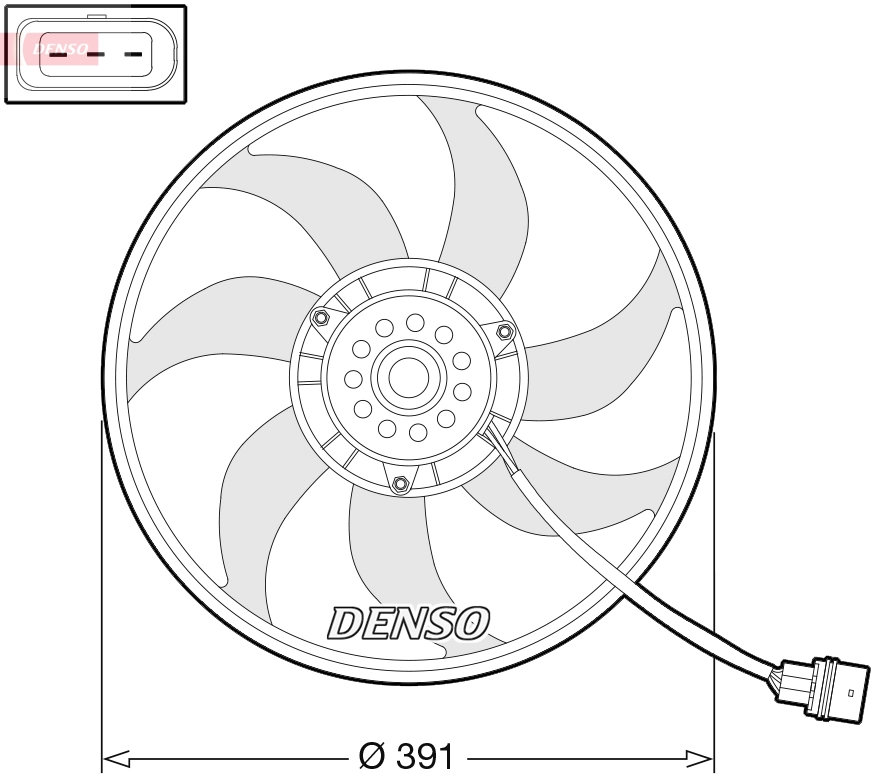 Fan, engine cooling (WG2339222)