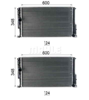 Radiator, engine cooling