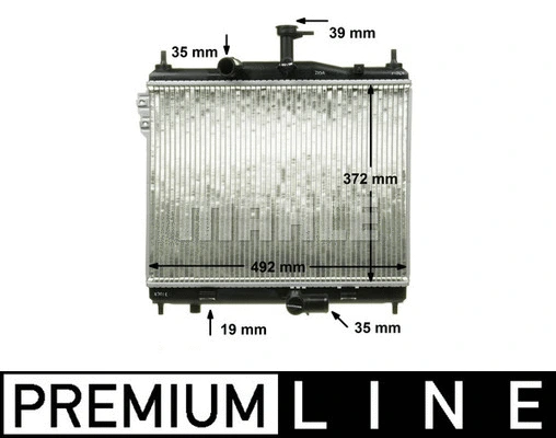 Radiator, engine cooling