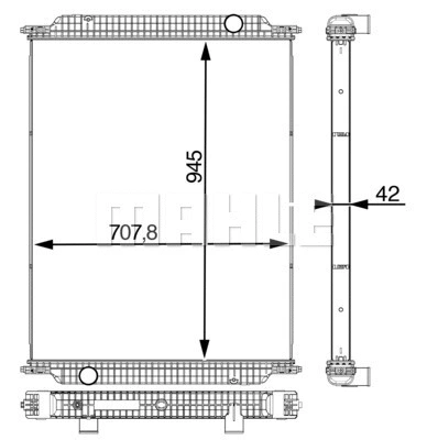 Radiator, engine cooling