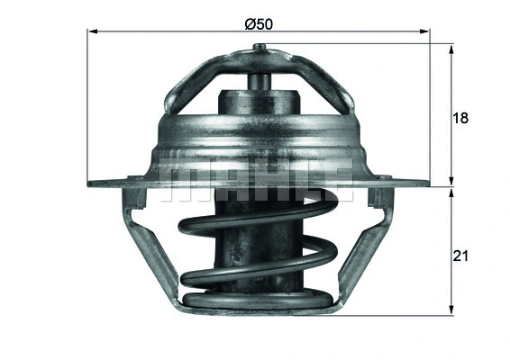 Thermostat, coolant (WG1217855)