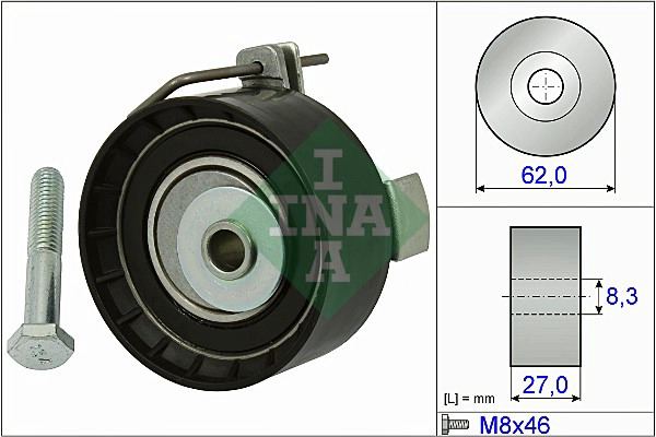 Tensioner Pulley, timing belt (WG1252620)