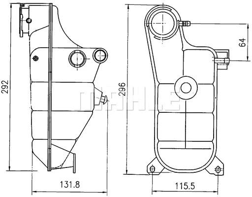 Expansion Tank, coolant (WG2184282)