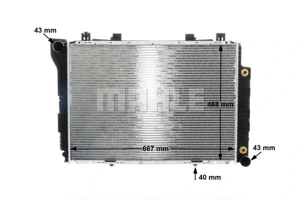 Radiator, engine cooling