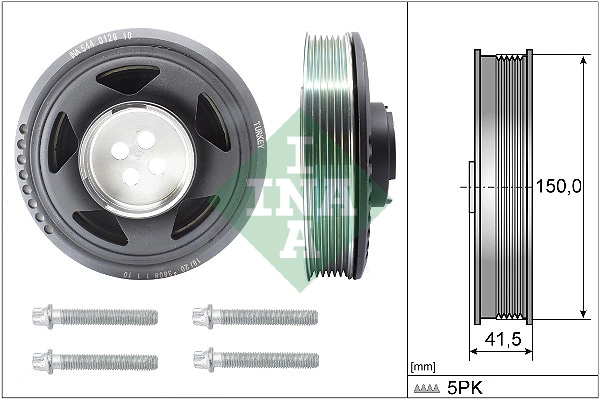 Belt Pulley Set, crankshaft (WG2171318)