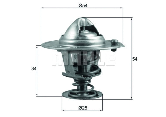 Thermostat, coolant (WG1789699)