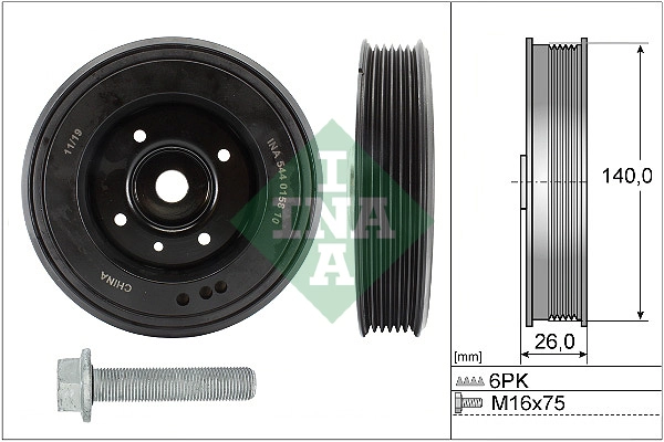 Belt Pulley Set, crankshaft (WG2191570)