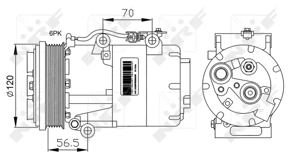 Compressor, air conditioning (WG2159262)