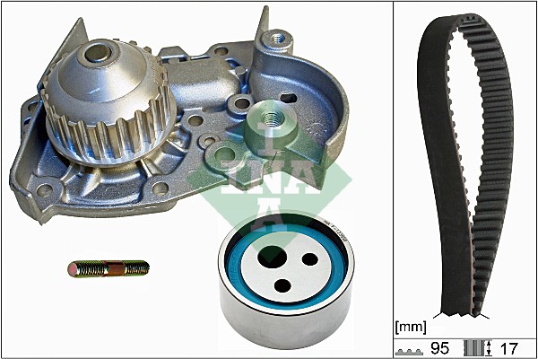 Water Pump & Timing Belt Kit (WG1251135)