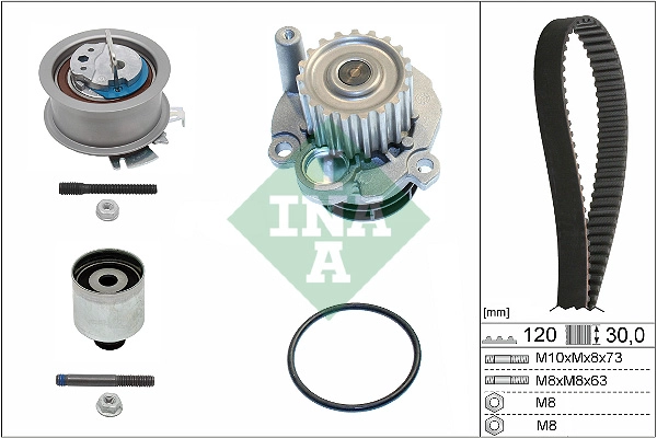 Water Pump & Timing Belt Kit (WG1251434)