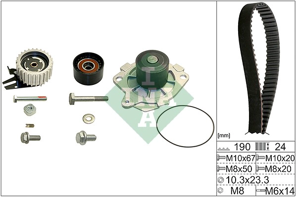 Water Pump & Timing Belt Kit (WG1252051)