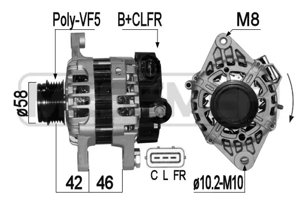 Alternator (WG2011076)