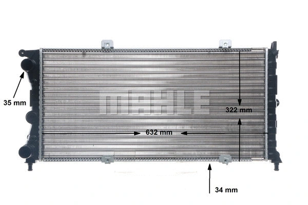 Radiator, engine cooling