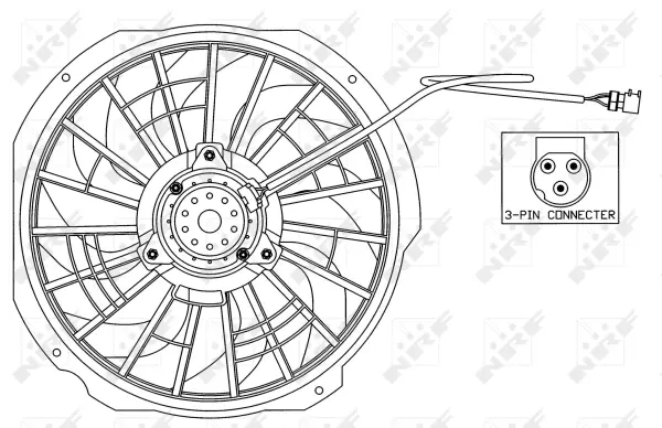 Fan, engine cooling (WG1720127)