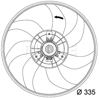 Fan, engine cooling