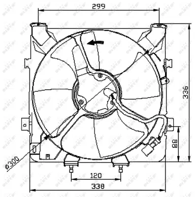 Fan, engine cooling (WG1720143)