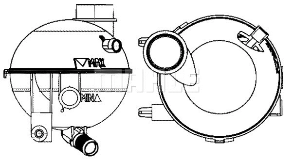 Expansion Tank, coolant (WG2184302)