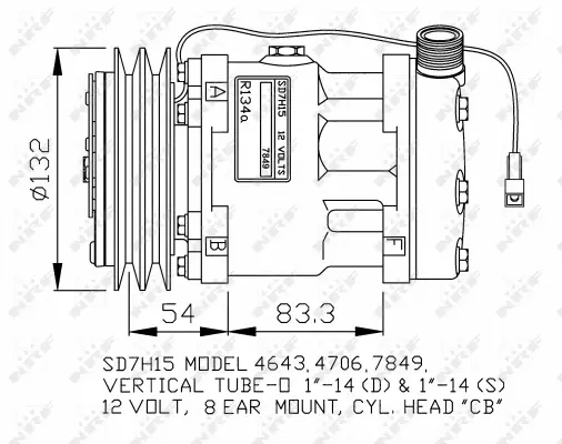 Compressor, air conditioning (WG2260551)