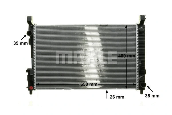 Radiator, engine cooling